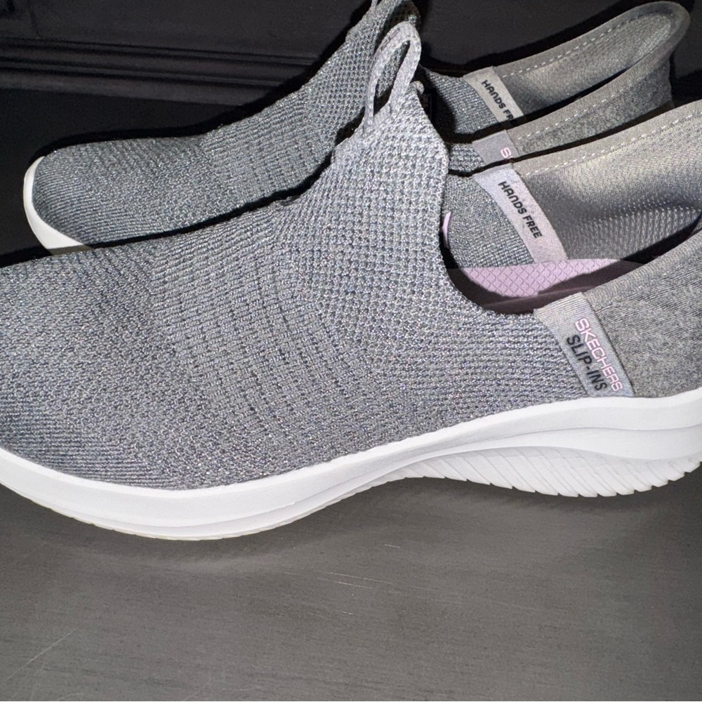 Skechers Women's Gray Slip-On Shoes